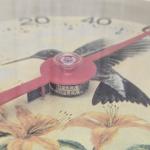 Taylor Vintage Hummingbird Yellow Thermometer 12