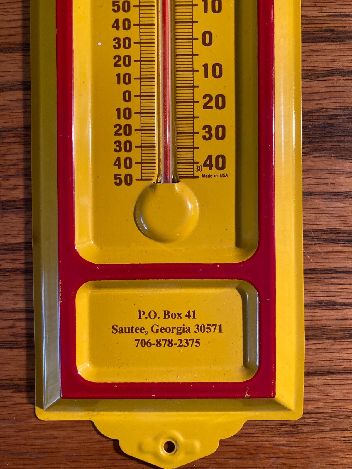 Nora Mill Granary Vintage Wall Thermometer