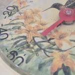 Taylor Vintage Hummingbird Yellow Thermometer 12