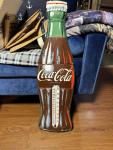 Coca Cola Vintage Die Cut Metal Thermometer Sign