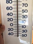 1971 Pepsi Cola 28" Metal Thermometer Sign