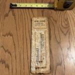 Vintage Be-Ver Builders Realtors Advertising Thermometer