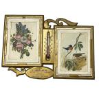 Gibbon MN Antique Advertising Thermometer with Birds