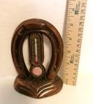 Horseshoe Vintage Tabletop Thermometer - Distressed Design