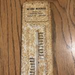 Vintage Be-Ver Builders Realtors Advertising Thermometer