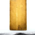 1915 Antique Wood Thermometer - Insurance Company Design