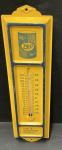 Vintage Advertising Tin Thermometer - Working Condition
