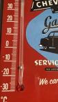 Vintage Chevy Porcelain Thermometer Sign