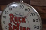 Vintage Rock Spring Water Soda Advertising Thermometer