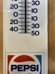 Vintage Pepsi Thermometer Stout Sign Co 1973