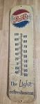 1954 Pepsi-Cola Embossed Vintage Wall Thermometer