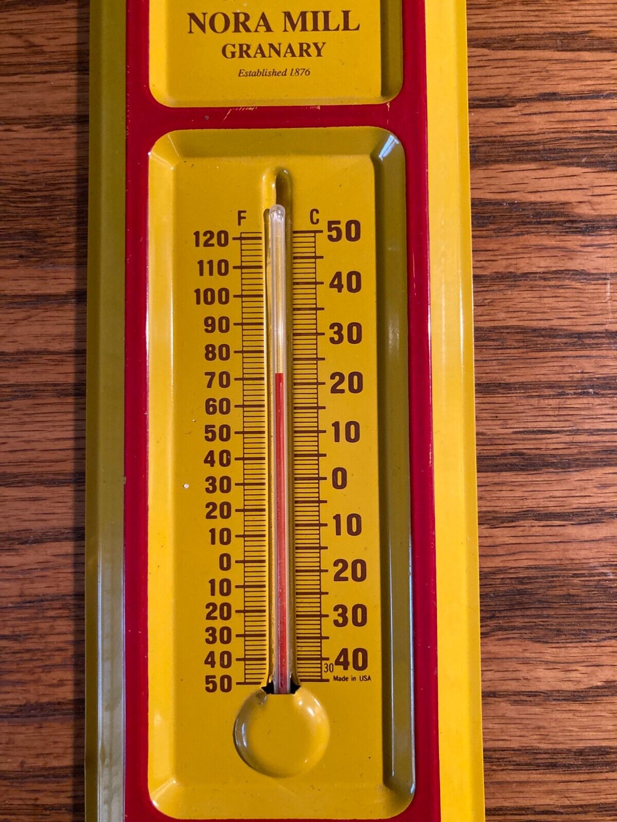 Nora Mill Granary Vintage Wall Thermometer
