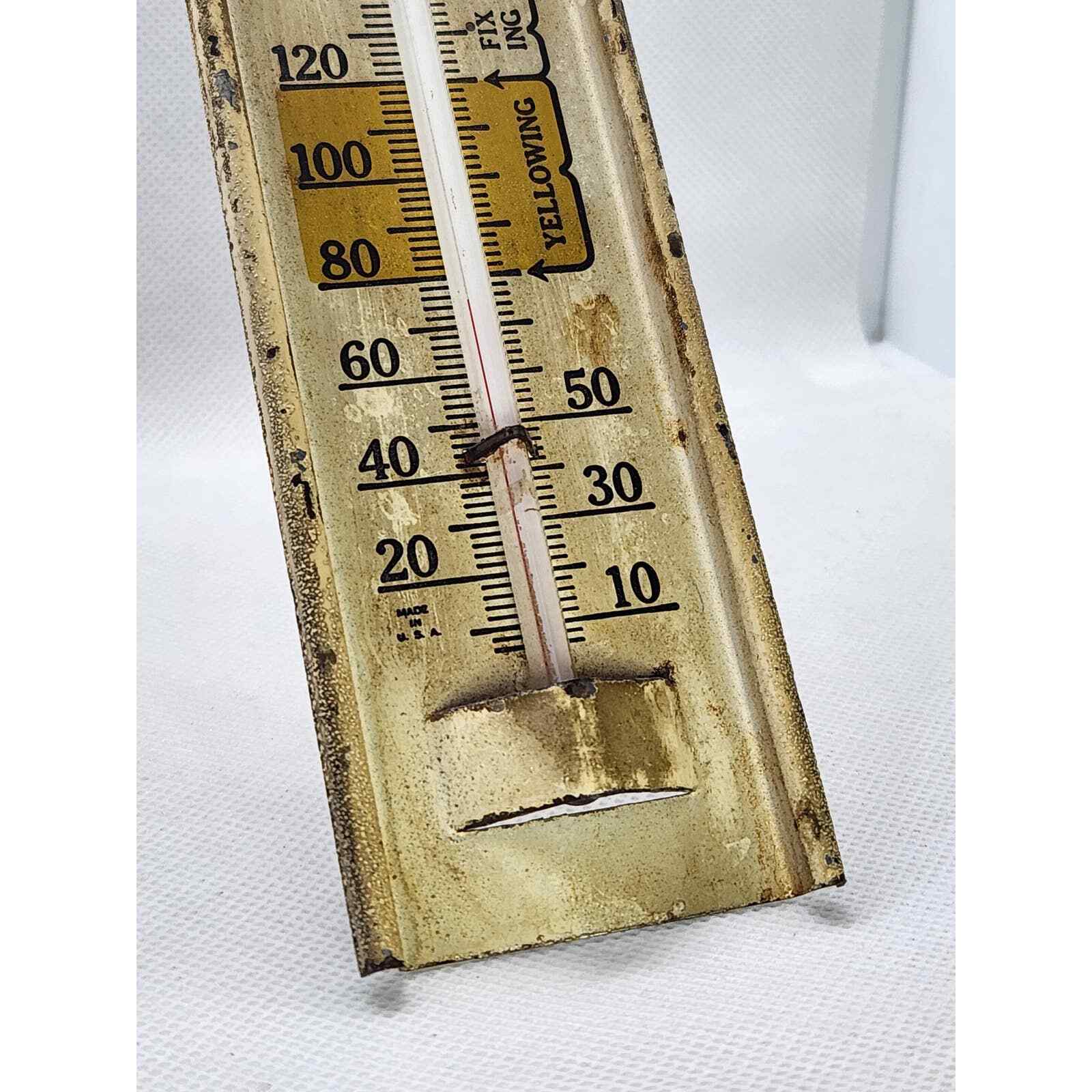 Vintage Propane Gas Dealer Advertising Thermometer