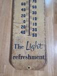 1954 Pepsi-Cola Embossed Vintage Wall Thermometer