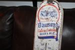 1950s Dawson's Beer Antique Thermometer Sign