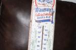 1950s Dawson's Beer Antique Thermometer Sign