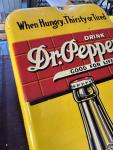 Vintage Dr Pepper Thermometer Sign with 40s Graphics