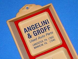 Angelini & Groff Antique Auto Parts Thermometer