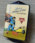 Vintage Superman Conoco Porcelain Thermometer