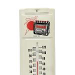 Trojan Auto Battery Vintage Advertising Thermometer