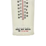 Trojan Auto Battery Vintage Advertising Thermometer