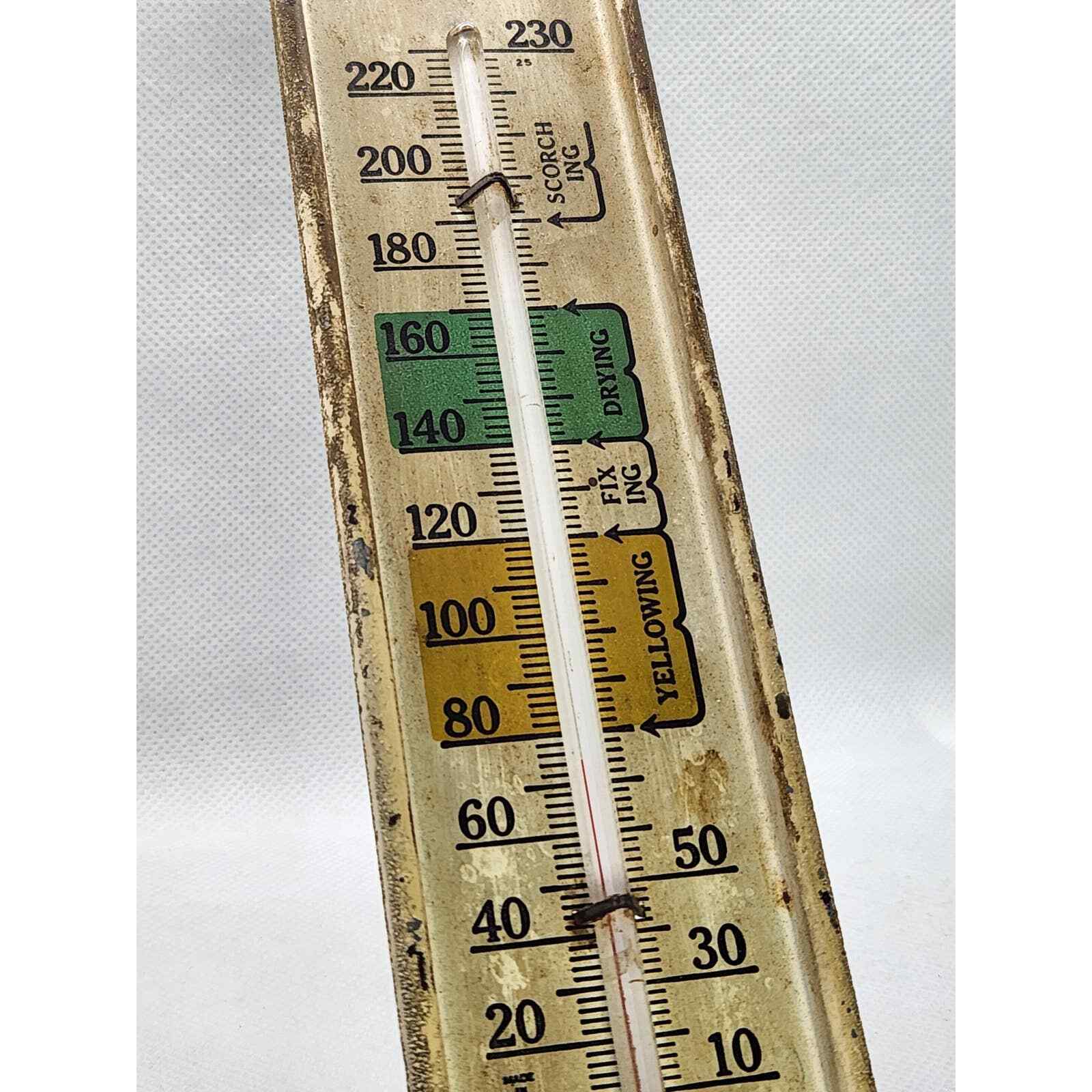 Vintage Propane Gas Dealer Advertising Thermometer