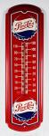 1980s Pepsi Cola Metal Wall Thermometer - 27