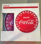 Coca-Cola Round Retro Metal/Glass Thermometer 15