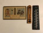Set of 3 Vintage Advertising Thermometers from the 40s-50s