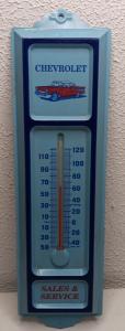 Chevrolet Sales Service Antique Thermometer - USA Made