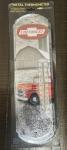 Chevrolet Metal Thermometer Bowtie Logo Red Truck Tin Sign