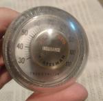 Vintage Honeywell Statesman State Auto Insurance Advertising Desk Thermometer