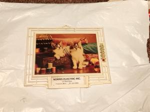 Thermometer Advertising Vintage Lucite Electric Store Fremont Frame Plastic