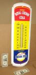 RC & MOON PIE Royal Crown Cola - GIANT SIZE Gas Country Store - Thermometer Sign