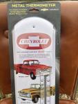 GM Metal Thermometer 1958 Chevy Pick-up Truck Apache Models Chevrolet New