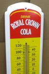RC & MOON PIE Royal Crown Cola - GIANT SIZE Gas Country Store - Thermometer Sign