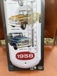 GM Metal Thermometer 1958 Chevy Pick-up Truck Apache Models Chevrolet New