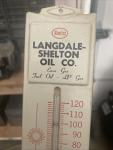Vintage Thermometer Advertising Enco Gas And Oil