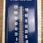 BRAND NEW Vtg 2000 Miller Lite Beer Advertising Thermometer 17" x 5" Sign Metal
