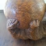 RARE & WONDERFUL 1930s SyrocoWood Bear Playing With Ball Thermometer