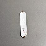 VINTAGE 12” ESSO GASOLINE PORCELAIN THERMOMETER SIGN CAR GAS OIL MOTORCYCLE