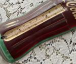Vintage 1950s COCA-COLA  METAL ADVERTISING THERMOMETER Robertson Made in USA