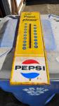 Vintage Say Pepsi Please Thermometer with NO Thermometer Tube Pm-1030