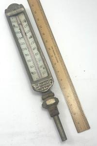 Palmer Industrial Steampunk Antique Thermometer
