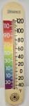 Vintage Springfield Rainbow Color Thermometer 15