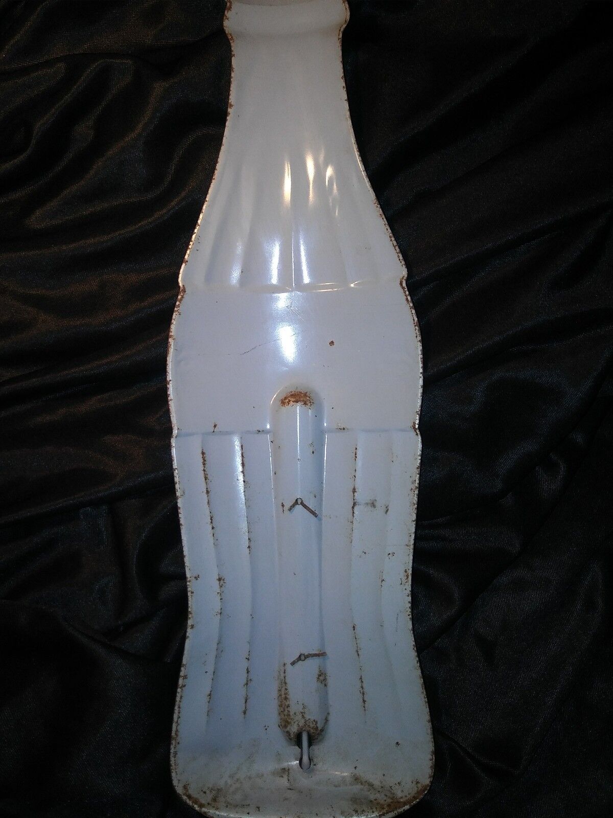 COCA COLA VINTAGE TIN THERMOMETER ROBERTSON SIGN