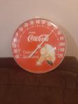12" Coca Cola Advertising Thermometer - Original Ohio Dial