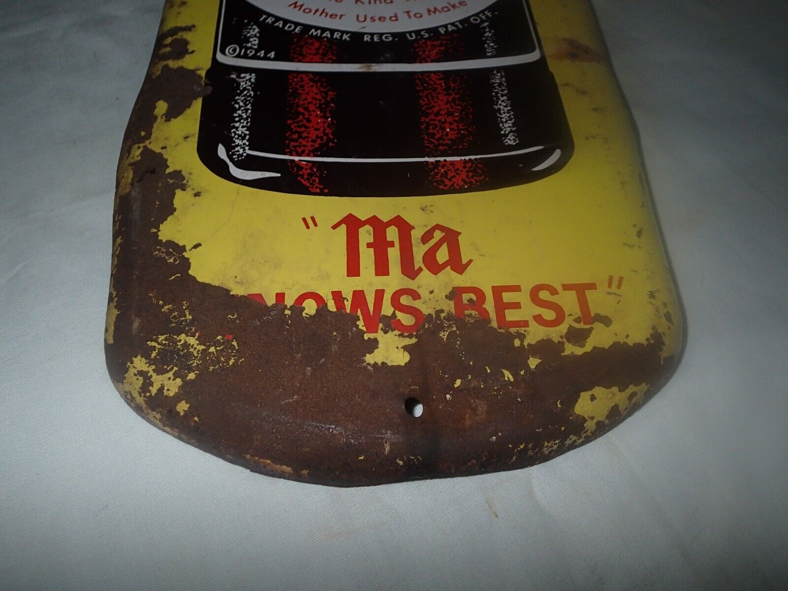 MA'S ROOT BEER SODA Advertising Thermometer - Antique