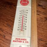 Vintage Olga Pocahontas Thermometer by Picklands Mather