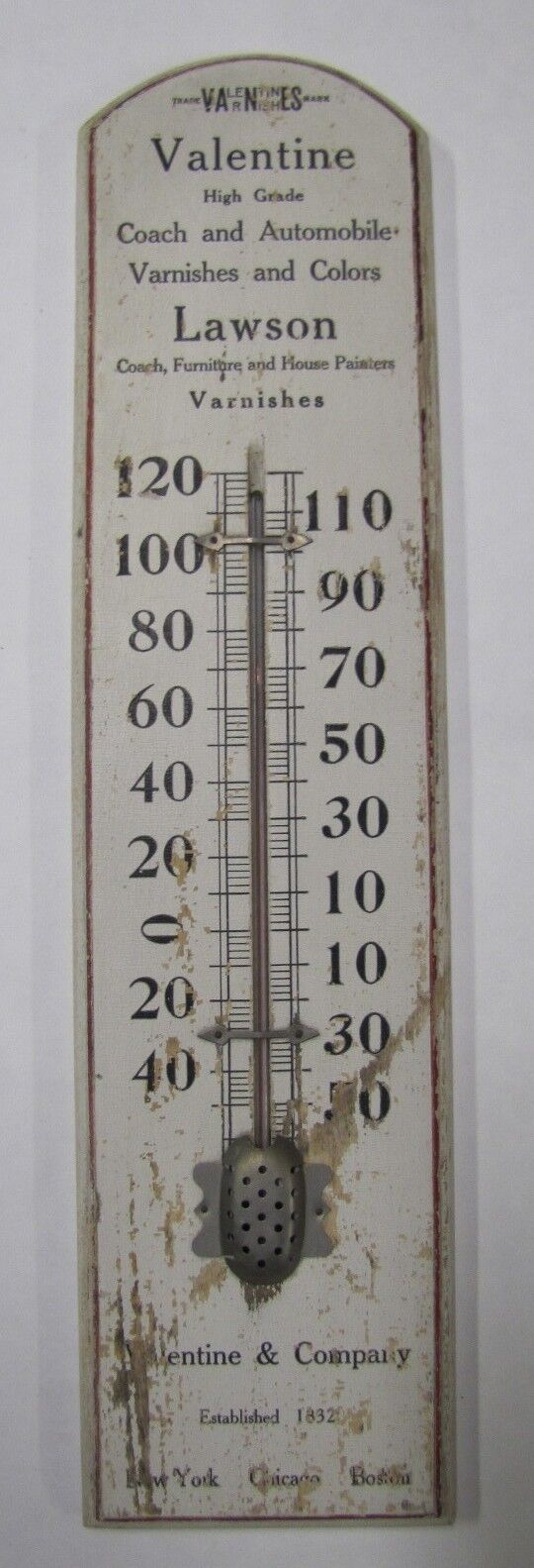 VALENTINE Co COACH AUTO VARNISH Thermometer – DORFMANN NY